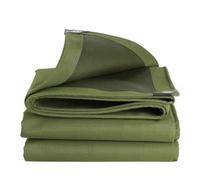 Couverture de Feuille de bâche Verte Bâche en Toile épaisse 1x1.5m 1x2m 1.2x1.5m 1.5x2m 3x2m 3x4m 5x4m Tissu Oxford Heavy Dut Canopy Tente Bâches polyvalentes avec œillets métalliques(2x4m)