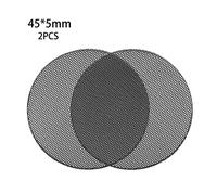 Couverture de filet de Conversion de haut-parleur, 2 pièces, cercle décoratif Audio de voiture, Grille en maille métallique B85B