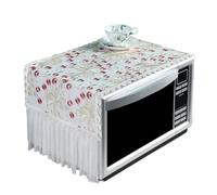 Couverture de Four à Micro-Ondes Household Microwave Cover Oil Proof Oven Covers 35x100cm(Red)