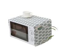 Couverture de Four à Micro-Ondes Microwave Dust Cover Green Floral Oven Multi-functional Dustproof