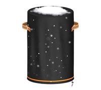 Couverture De Foyer Extérieur - Protecteur De Cylindre Rond Robuste De 60 Cm, Colonne De Feu Réglable Résistante Aux Intempéries, Bouclier Avec Poignée, Couverture De Sécurité Durable Pour Patio, Jard