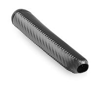 Couverture De Frein à Main Couvercle de frein à main en cuir Style Fiber carbone, for BMW X3 X5 X7 Z3 Z4 1 3 5 7 série E38 E39 E46 E53 E60 E61 E83 E85 E86(Black)