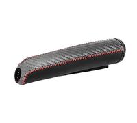 Couverture De Frein à Main Couvercle de frein à main for engrenages en cuir, intérieur automobile adapté For Chevrolet(Red)