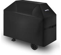 VEVOR Housse de barbecue 1320 mm, bâche de protection barbecue extérieur, imperméable, résistante aux intempéries polyester 600D robuste facile à mettre et enlever, avec sangles auto-agrippantes, noir