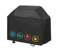 Couverture DE Grill - Protecteur des Grilles | Couvercle De Barbecue Extérieur Polyvalent Et Réutilisable, Protecteur Anti-UV Imperméable De Couleur Noire Portable pour Équipement De Cuisson en Plein