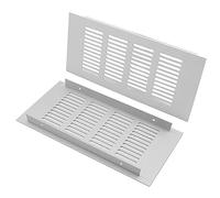 Couverture de Grille d’évent d’air, Grille de ventilation rectangulaire en alliage d'aluminium noir, plusieurs tailles(64x70 mm (2 1/2x4 3/4 in))