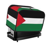 Couverture de grille-pain drapeau de l'État de Palestine, adaptée pour un design à large fente, avec sac de rangement latéral, facile à nettoyer, résistant à la poussière, adapté pour la cuisine.