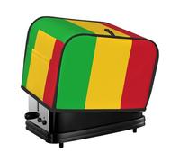 Couverture de grille-pain imprimée drapeau du Mali 2 tranches - Anti-poussière, résistante à l'huile, protège les petits appareils de cuisine