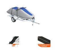 Couverture de jet ski VEVOR, matériau résistant 600D imperméable, sangles simples et sûres, 126-135 pieds