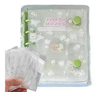 Couverture de journal - Organiseur M5 en PVC transparent, étui de fournitures scolaires pour protéger les cahiers et les planificateurs, design transparent avec accès facile, accessoire pour