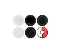 Couverture de joystick pour Nintendo Switch en silicone Blanc Noir