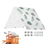 Couverture De L' De L'aire De Jeux - Couverture De Toit De L'aire De Jeux | Sturdy Swing Ensemble De Remplacement De Cadre | Accessoires Pergola Léger Résistant À La Protection UV pour La Cour
