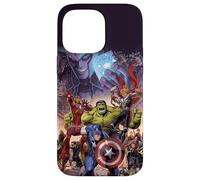 Couverture de la Bande dessinée Marvel The Avengers Infinity Saga Coque pour iPhone 14 Pro Max