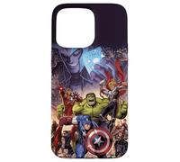 Couverture de la Bande dessinée Marvel The Avengers Infinity Saga Coque pour iPhone 15 Pro Max
