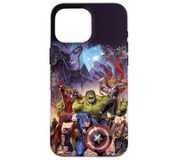 Couverture de la Bande dessinée Marvel The Avengers Infinity Saga Coque pour iPhone 16 Pro Max