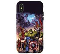 Couverture de la bande dessinée Marvel The Avengers Infinity Saga Coque pour iPhone X/XS