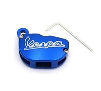 Couverture de la clé de Moto CNC Coque de Protection for Vespa Piaggio GTS Sprint Primavera 150 300 125 Accessoires (Color : Blue)