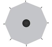 Couverture de la Teinte de Trampoline, canopée d'Oxford 12 Pieds pour Le Trampoline à 8 Poteau, avec Corde Connexion pour l'extérieur, la Cour, l'ombre 'Aire Jeux