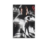 Couverture de l'album de ski Sin City The Mixtape signée Limited, couverture d'album de musique, pop hip hop, chanteur de rap - Toile murale esthétique pour fille et garçon - 40,6 x 61 cm