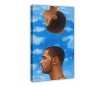 Couverture de l'album Drake « Nothing Was The Same » sur toile avec cadre 20 x 30 cm