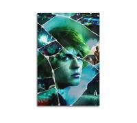 Couverture de l'album Justice Shattered Signée Limited, couverture d'album de musique, chanteuse pop hip-hop, rap - Poster de musique - Toile murale esthétique pour fille et garçon - Décoration de