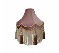 Couverture de lampadaire à pampilles en velours, abat-jour violet français | Abat-jour violet français en velours Style pompon, couverture de lampadaire Vintage for la décoration de la maison dans