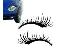 Couverture de Lampe Autocollante pour Sourcils, Cils de Voiture pour Phares | Lampes de Couche - Paupière | Bandes de Sourcils Créatives pour Camion, SUV