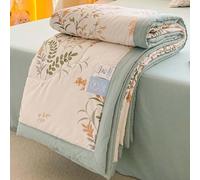 Couverture De Lit Couette D'été Couvre-lit Matelassé 2/1 Personnes 200*230/180*200cm Double 1 Pièces Patchwork Dessus De Lit Courtepointe Réversible Doux Literie En Microfibre ( Color : C , Size : 200