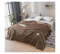 Couverture De lit Couleur Verte Couverture en Flanelle Douce Simple Reine Roi Plaids Chauds for Lits Mantas De Cama couvertures Thow(Type 3,100x120cm 39x47inch)