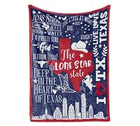 Couverture De Lit État du Texas, Texan, États-Unis Plaid Couverture S