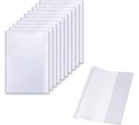 Couverture De Livre Auto-Adhésive, Film De Protege Livre Scolaires Réglables, Protège Cahier (Clear, 16k(19.5 * 26cm) Centimeters)