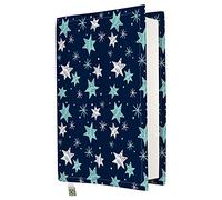 Couverture de livre - Couverture de livres durs pour livre, tissu lavable,imperméable,protecteur de livre - rembourré (Star M)