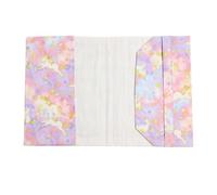 Couverture de Livre Délicate A6 en Tissu, Protection Rose pour Journaux | Élèves et Enseignants, Usage Bureau ou Bibliothèque, Garde les Pages Propres, Style Discret