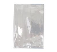 Couverture de livre en PVC transparent, couverture de cahier, couverture de cahier, la plupart des dossiers de planificateur, feuilles de scrapbooking, fermeture éclair pour livres de texte, classeur