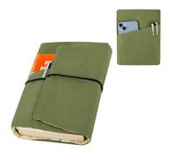 Couverture de livre en toile, protège-livre réglable pour couverture rigide avec poches pour stylos, couvertures de livres souples, couvertures de livres lavables pour romances de poche, cadeaux pour