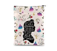 Couverture de livre inspirée de la beauté Belle Princesse Cadeau pour les amoureux des contes de fées Cadeau A Tale as Old as Time Couverture de livre Belle Fans (Dreamy BM)