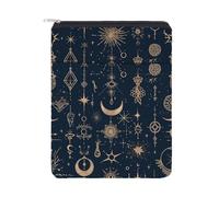 Couverture de Livre NICENEEDED avec Fermeture Éclair Étui de Protection de Livre de Poche Avant Étanche pour les Amateurs de Livres Pochette pour Livre à Pochette pour Livre Étoiles et Lune