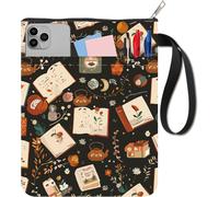 Couverture De Livre Rétro À Fleurs - Housse De Protection En Tissu Lavable Avec Fermeture Éclair Et Poche Supplémentaire Pour Livres De Poche - Cadeaux Pour Les Amoureux Des Livres
