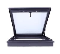 Couverture de lucarne, fenêtre de toit de lucarne, fenêtre de puits d'éclairage souterrain avec verre trempé double couche, for sous-sol du grenier(20x40in/51x101cm)