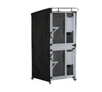 Couverture de Maison d'Extérieur pour Jeune Chat, Grand Format Résistant Couverture Totale, Housse De Protection Pour Abri De Chats Errants, Pour Arrière-Cour Jardin Balcon Parc Zone Résidentielle Gar