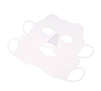 Couverture de Masque Facial en Silicone Réutilisable avec Conception de Crochet d'oreille, Empêche l'évaporation du Sérum pour un Outil de beauté Hydratant et Lavable pour Diverses Formes de Visage