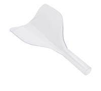 Couverture de masque facial pour cheveux et teinture transparente, coupe bouclier, blanc, masque de protection, couvre-cheveux