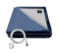 Couverture de mise à la terre / drap de lit de mise à la terre en 2 façons d'utilisation, 139,7 x 203,2 cm, kit de jeté de terre avec cordon britannique, améliore le sommeil