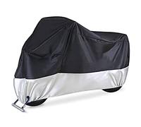Couverture de Moto,ERYUE Housse de Moto Universelle Toutes Saisons 210D Ox Housses de Moto étanches avec Trous de Verrouillage de Remplacement pour Suzuki Kawasaki Yamaha 96,5 x 41 x 50 pou