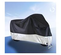 Couverture de Moto Made of 210D Polyester Tarpaulin, This Outdoor Motorcycle Cover is Sturdy, Durable, Heat-Insulating, and Breathable.