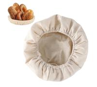 Couverture de pain pour la montée - Couvertures de bol en tissu pour le pain, les serviettes à pain pour la couverture de l'épreuve | Panier de pâte à pâtisserie en rotin couvre le chiffon naturel du
