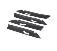 Couverture de panneau de porte intérieure de voiture en Fiber de carbone véritable, autocollant décoratif, Compatible avec Land Rover Range Vogue L460 2023, accessoires(Long axis version)