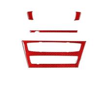 Couverture de panneau de voiture Compatible Avec Pour X3 F25 2011 2012 2013 2014 2015 2016 2017 Garniture De Couvercle De Panneau De Commande De Climatiseur De Voiture Intérieur En Fibre De Carbone