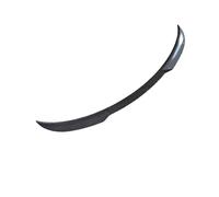 Couverture de pare-chocs avant Lame de becquet à motifs en Fiber carbone ABS, aile coffre haute performance pour Tesla modèle Y Juniper 2025(Bright carbon)