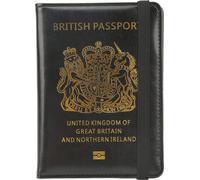 Couverture de passeport britannique, porte-passeport antimagnétique, étui de passeport de voyage, porte-livre de passeport, couverture de passeport, portefeuille de passeport